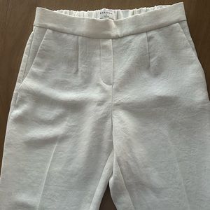 Babaton White Cropped Trouser